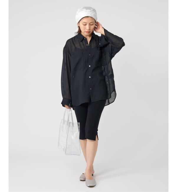 IENA「シアーメッシュ シャツ」|シャツ・ブラウス|