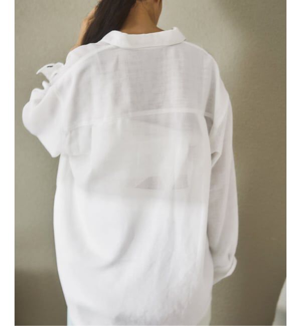 IENA「シアーメッシュ シャツ」|シャツ・ブラウス|