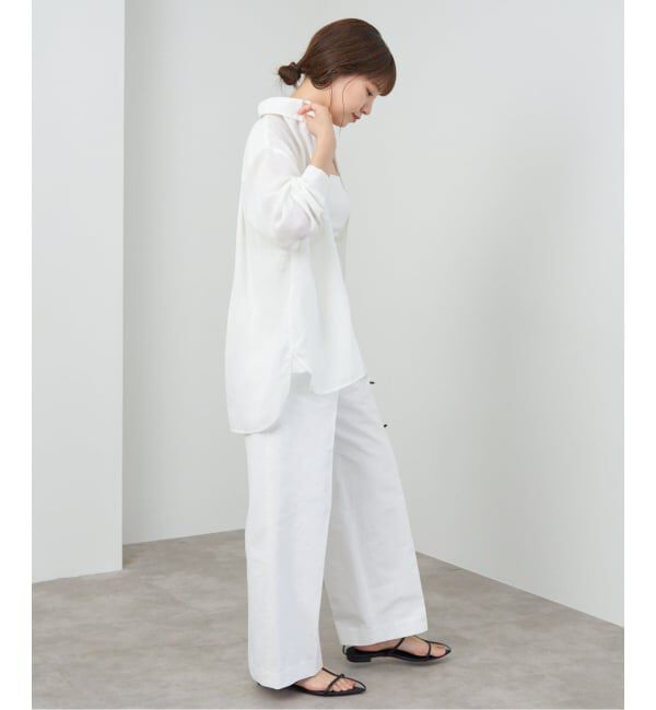 IENA「シアーメッシュ シャツ」|シャツ・ブラウス|