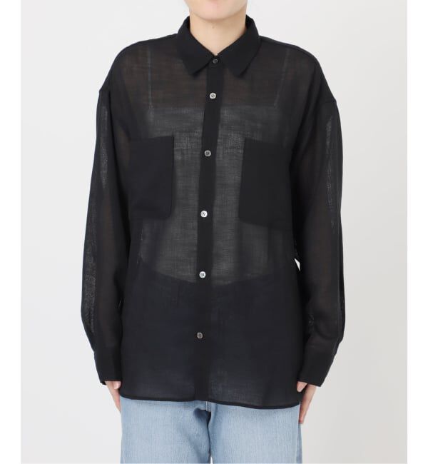 IENA「シアーメッシュ シャツ」|シャツ・ブラウス|