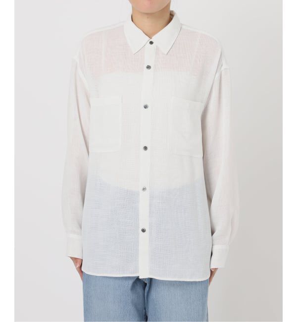 IENA「シアーメッシュ シャツ」|シャツ・ブラウス|