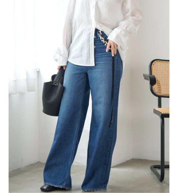 IENA「upper hights/アッパーハイツ 別注 THE RUTH ルーズフレアデニム」|デニム|