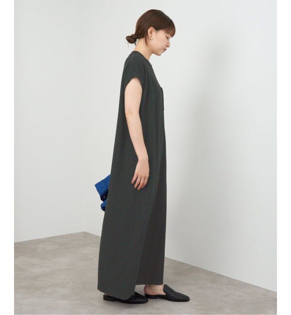 IENA「《追加》BLACK ポケットTドレス」|ワンピース|