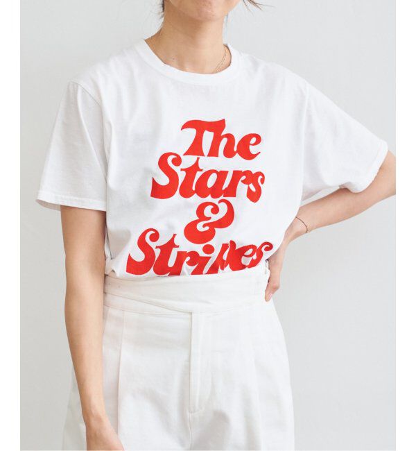 IENA「COUTURE D&rsquo;ADAM/クチュールドアダム TheStars&Stripes Tシャツ」|Tシャツ・カットソー|