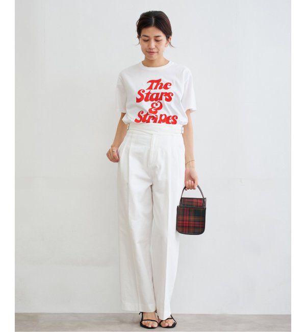 IENA「COUTURE D&rsquo;ADAM/クチュールドアダム TheStars&Stripes Tシャツ」|Tシャツ・カットソー|