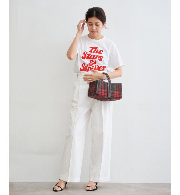 IENA「COUTURE D&rsquo;ADAM/クチュールドアダム TheStars&Stripes Tシャツ」|Tシャツ・カットソー|