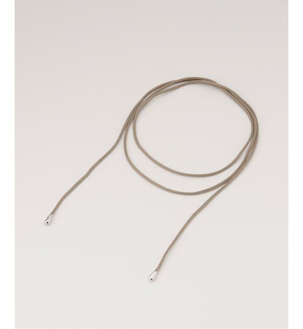 IENA「EO/イオ cotton coard chorker チョーカー EO25SS-25」|ネックレス|ブラウン B