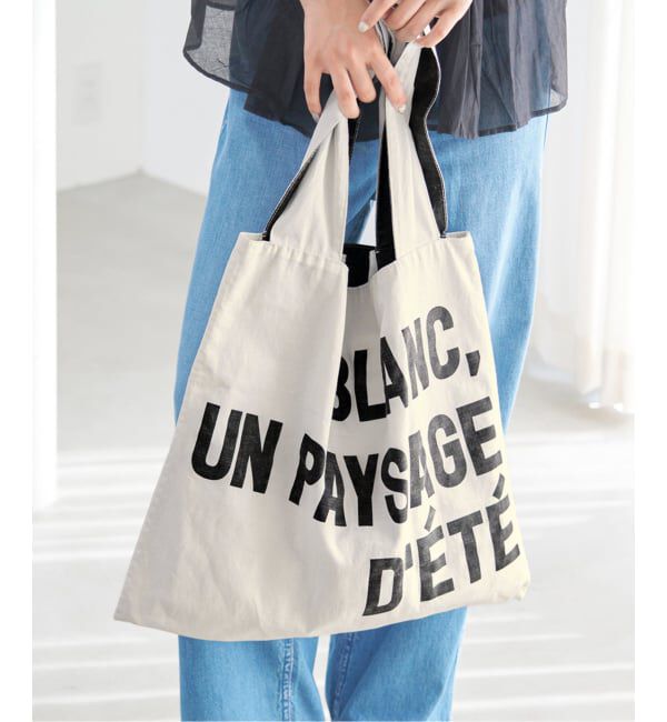 IENA「《WEB限定追加》IENA BLANC COTTON BAG」|トートバッグ|