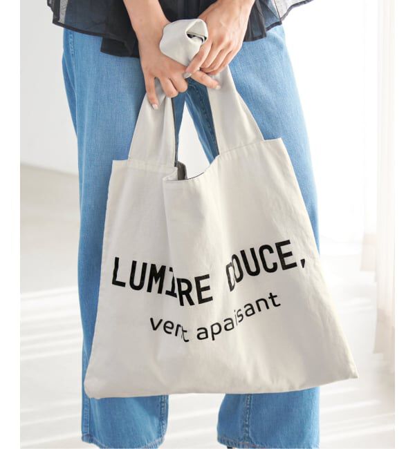 IENA「《WEB限定追加》IENA BLANC COTTON BAG」|トートバッグ|