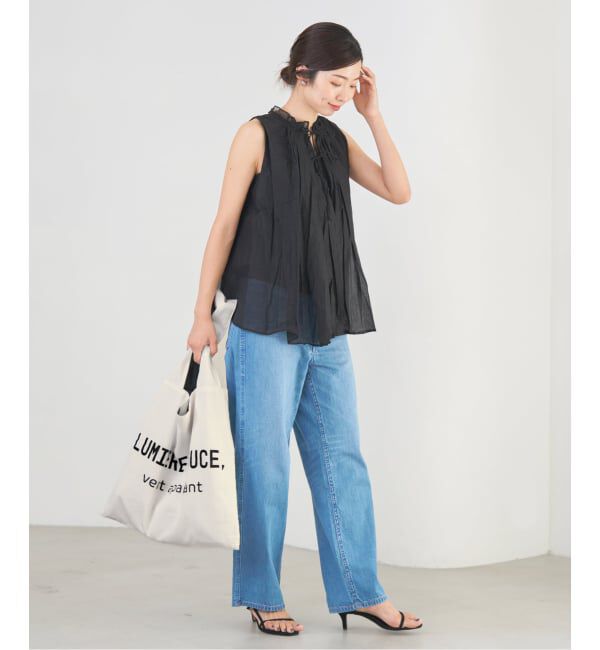 IENA「《WEB限定追加》IENA BLANC COTTON BAG」|トートバッグ|