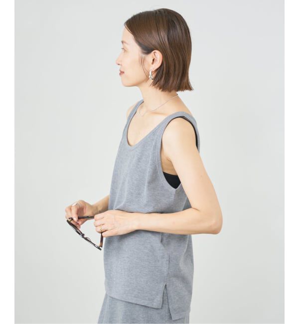 IENA「ノースリーブキャミソール」|ニット・セーター|