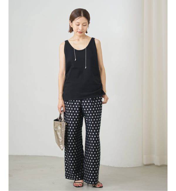 IENA「ノースリーブキャミソール」|ニット・セーター|