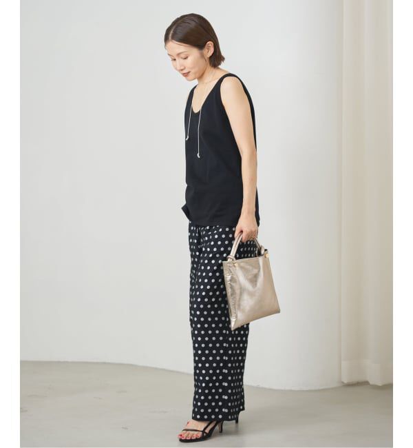 IENA「ノースリーブキャミソール」|ニット・セーター|