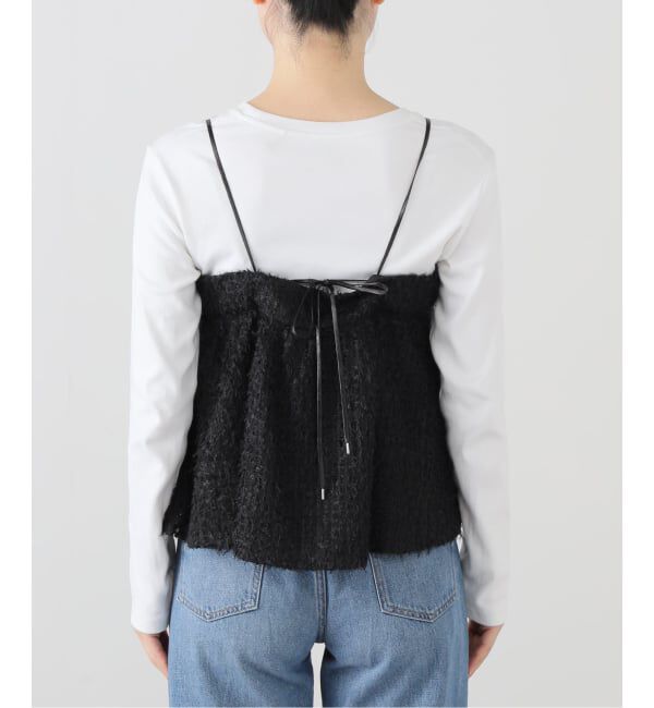 SLOBE IENA「シアーリボンキャミソール」|シャツ・ブラウス|