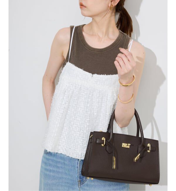 SLOBE IENA「シアーリボンキャミソール」|シャツ・ブラウス|ホワイト