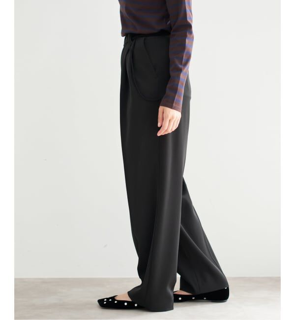 IENA「《追加5》サスペンダーツイルパンツ」|スラックス|