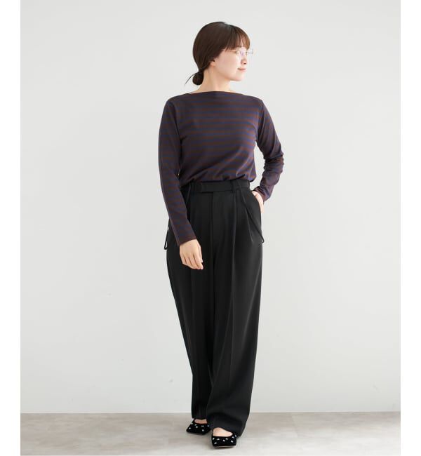 IENA「《追加5》サスペンダーツイルパンツ」|スラックス|