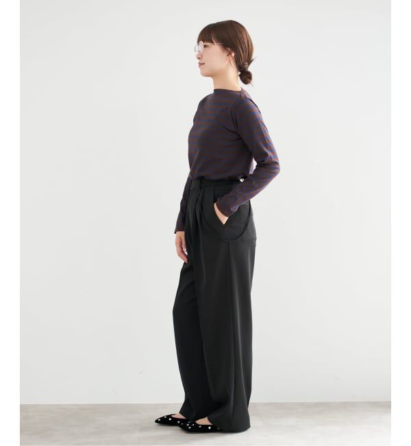 IENA「《追加5》サスペンダーツイルパンツ」|スラックス|