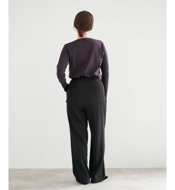 IENA「《追加5》サスペンダーツイルパンツ」|スラックス|