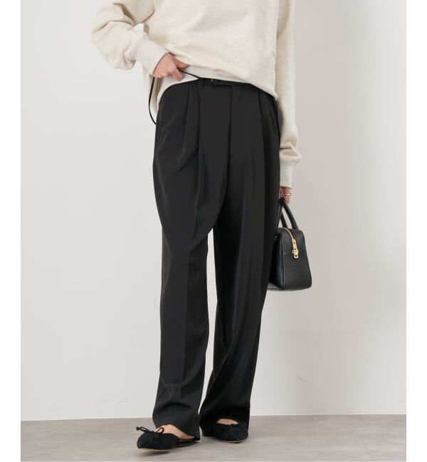 IENA「《追加5》サスペンダーツイルパンツ」|スラックス|