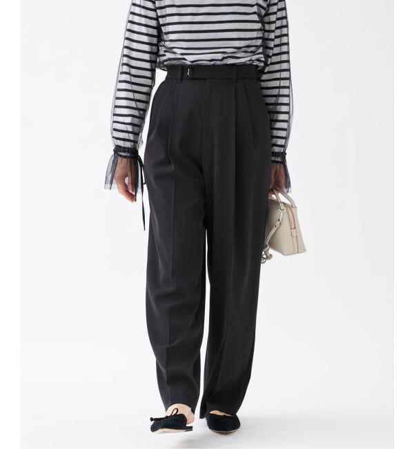 IENA「《追加5》サスペンダーツイルパンツ」|スラックス|