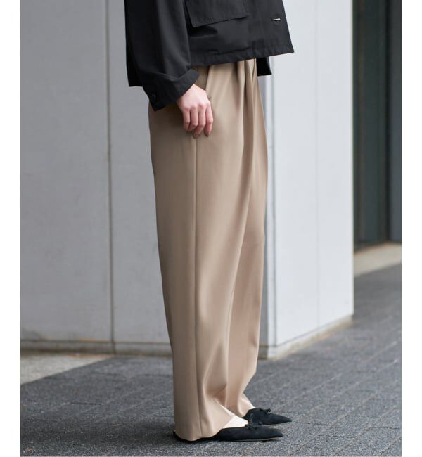 IENA「《追加5》サスペンダーツイルパンツ」|スラックス|