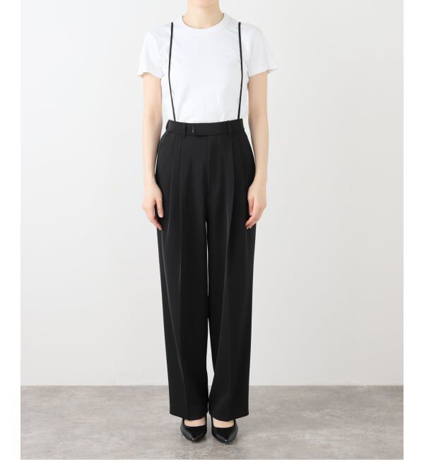 IENA「《追加5》サスペンダーツイルパンツ」|スラックス|