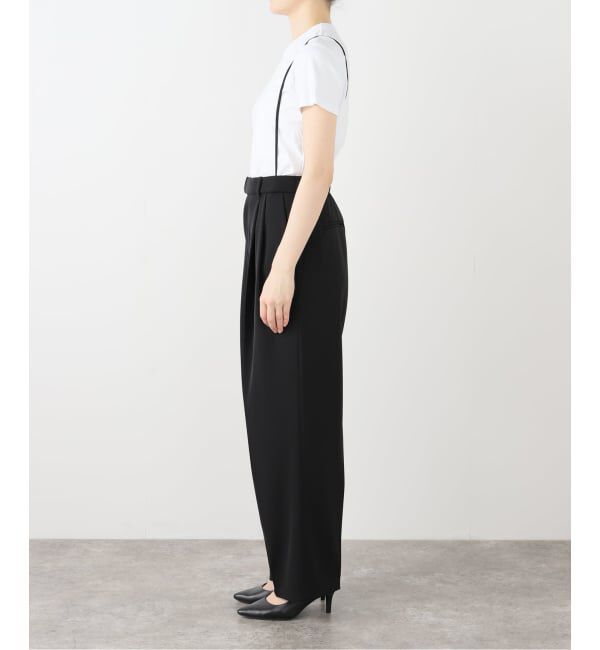 IENA「《追加5》サスペンダーツイルパンツ」|スラックス|