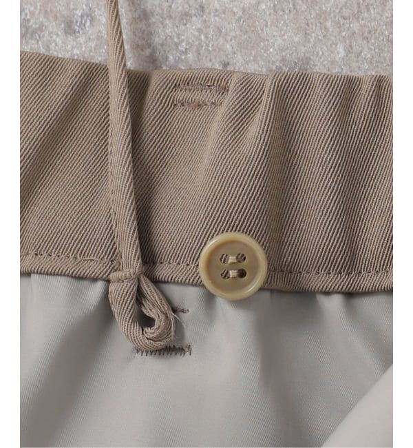 IENA「《追加5》サスペンダーツイルパンツ」|スラックス|