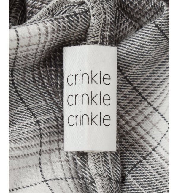 SLOBE IENA「crinkle crinkle crinkle SLOBE別注 ネルチェックラッフルブラウス CC-4025」|シャツ・ブラウス|