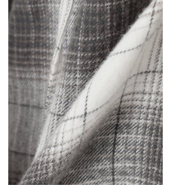 SLOBE IENA「crinkle crinkle crinkle SLOBE別注 ネルチェックラッフルブラウス CC-4025」|シャツ・ブラウス|