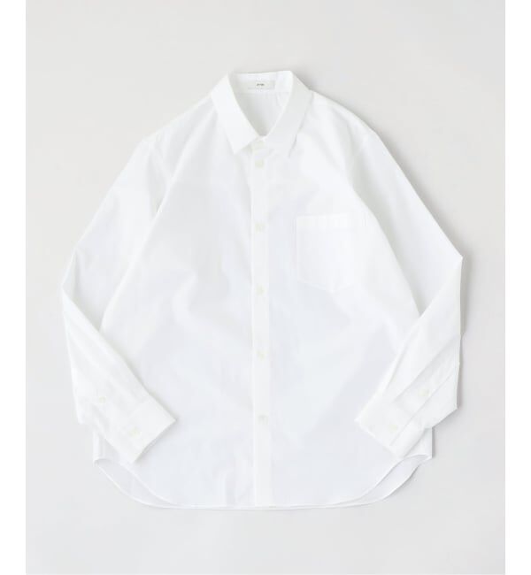 EDIFICE「ATON（エイトン）SUVIN BROAD STANDARD SHIRT」|シャツ・ブラウス|ホワイト