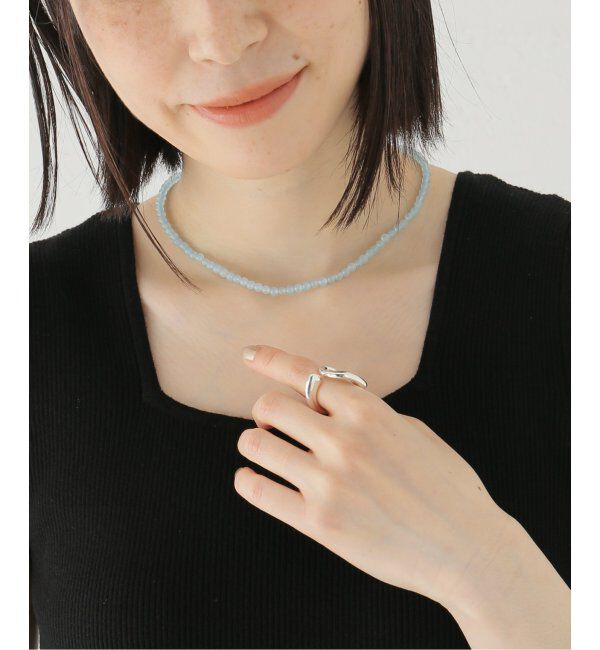 JOURNAL STANDARD relume「RELUME カラーストーンネックレス」|ネックレス|サックスブルー