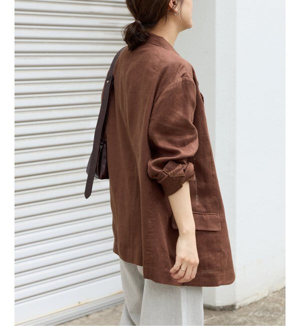 JOURNAL STANDARD「《追加2》リネン SB-2B ジャケット」|テーラードジャケット|