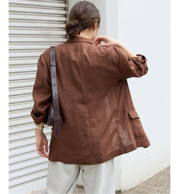 JOURNAL STANDARD「《追加2》リネン SB-2B ジャケット」|テーラードジャケット|