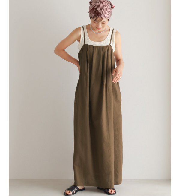 JOURNAL STANDARD relume「リネンコットンタックキャミワンピース」|ワンピース|