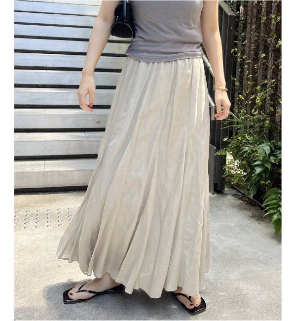 JOURNAL STANDARD「《WEB限定追加3》シアーレーヨンリネンスカート」|スカート|