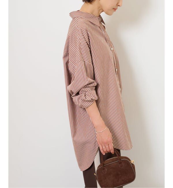 JOURNAL STANDARD relume「コンパクトコットンストライプビッグシャツ」|シャツ・ブラウス|