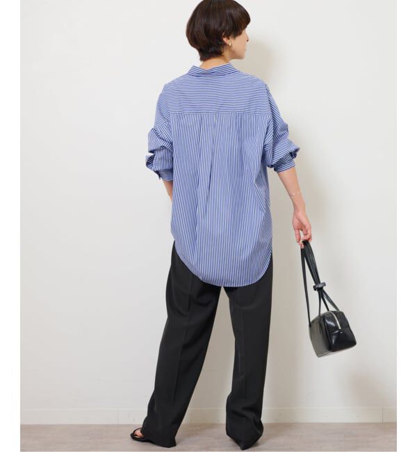 JOURNAL STANDARD relume「コンパクトコットンストライプビッグシャツ」|シャツ・ブラウス|