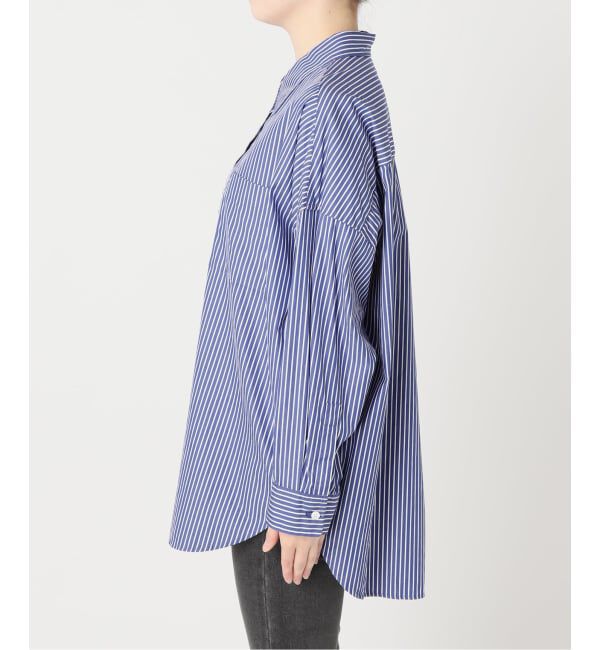 JOURNAL STANDARD relume「コンパクトコットンストライプビッグシャツ」|シャツ・ブラウス|