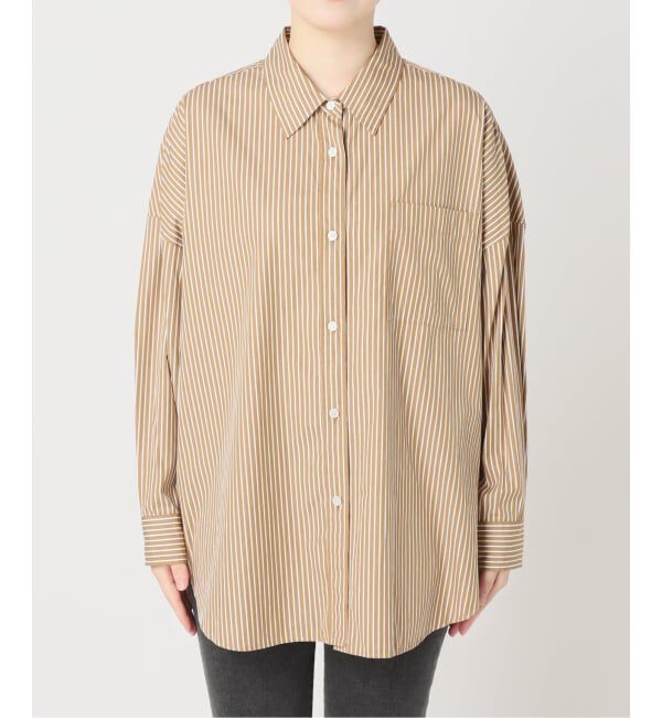 JOURNAL STANDARD relume「コンパクトコットンストライプビッグシャツ」|シャツ・ブラウス|