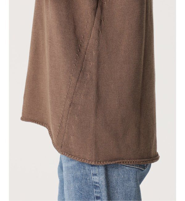 Spick and Span「コットンリネンミドルゲージノースリプルオーバー」|ニット・セーター|