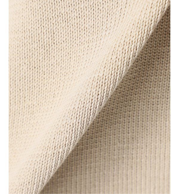 Spick and Span「コットンリネンミドルゲージノースリプルオーバー」|ニット・セーター|