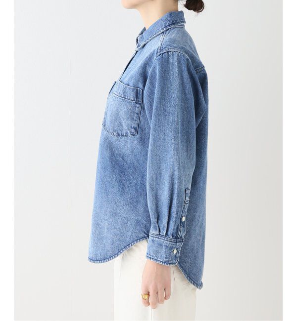 Spick and Span「≪追加≫デニムシャツ」|シャツ・ブラウス|