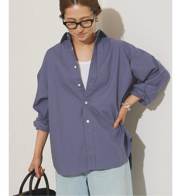 FRAMeWORK「≪追加≫コットンレギュラーカラーシャツ3」|シャツ・ブラウス|ネイビー B