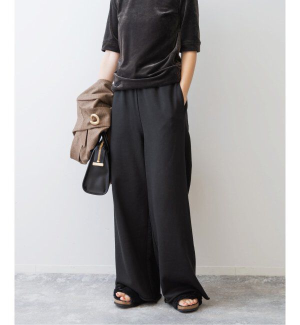 Spick and Span「≪追加2≫スウェットルーズパンツ」|その他|ブラック