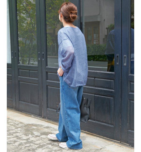 Spick and Span「《WEB限定カラー有り / 追加》ルーズモヘヤMIXボートネックニット」|ニット・セーター|