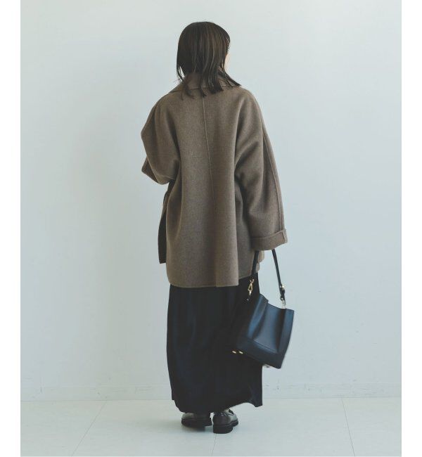 NOBLE「《追加》ナローAラインサテンスカート 2」|スカート|