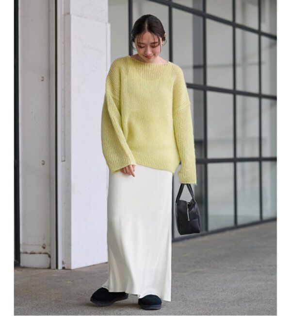 FRAMeWORK「≪追加≫キュプラバイアスサテンロングスカート」|スカート|