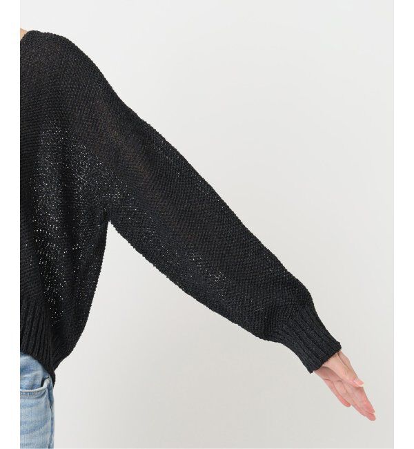 Spick and Span「ペーパーヤーンVネックカーディガン」|カーディガン|